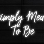 40" Neon white hanging sign